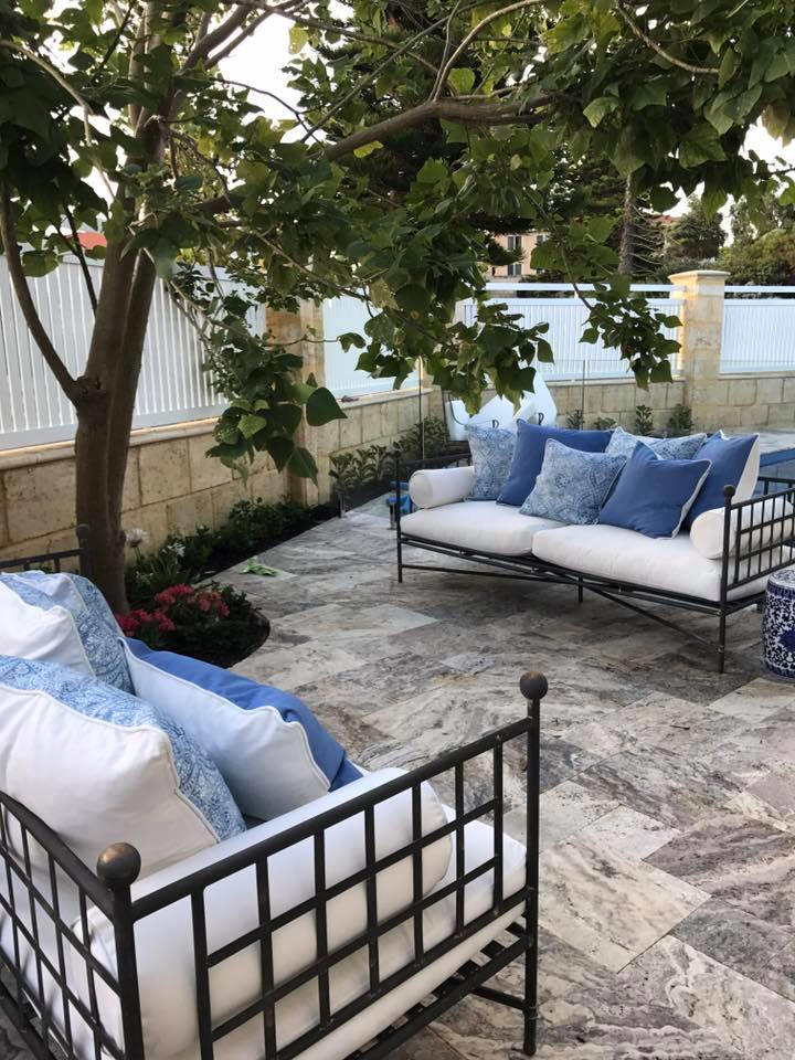 Hamptons clearance outdoor cushions